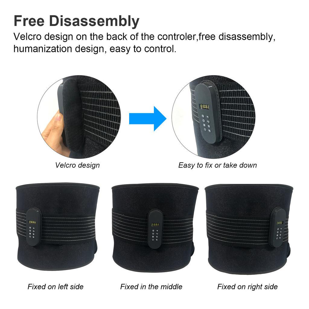 25W Tragbarer Ferninfrarot-Schmerzlinderungs-Therapiegürtel Einstellbare Frequenz-Therapieinstrument Elektrischer Infrarot-Therapie-Heizgürtel 400*200* 4,95mm