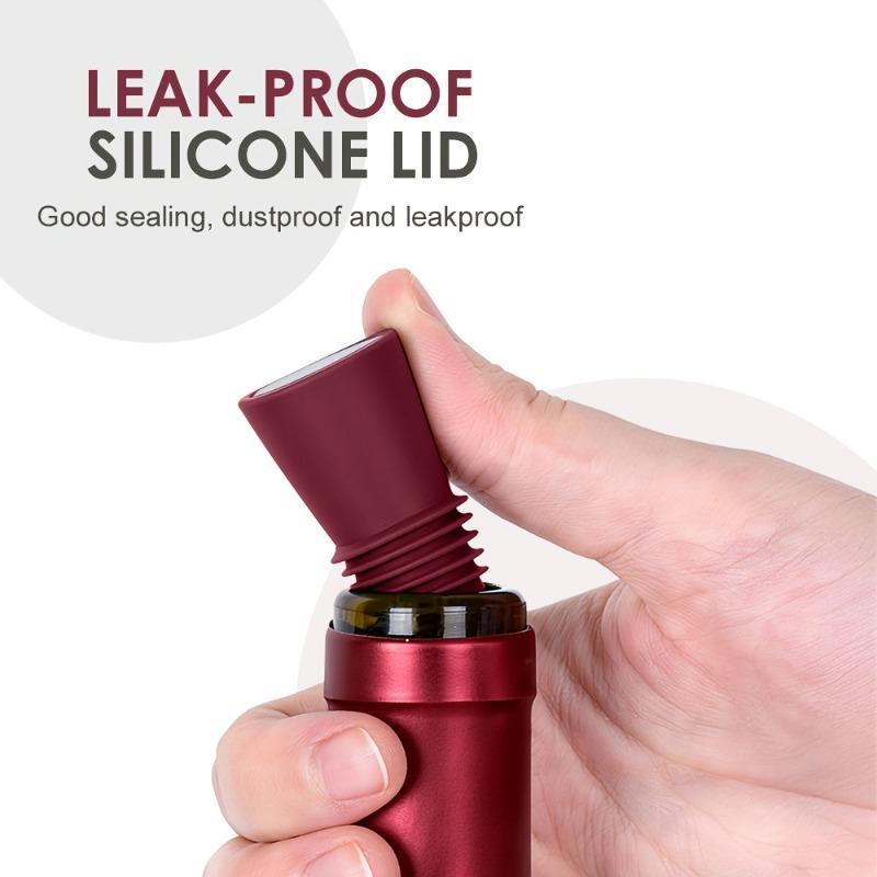 1PCS Wine Cork Beverage Bottle Seal Soft Silicone Wine Cork with Grip Top for Keeping Wine Champagne Fresh