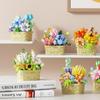 Preserved Flower Building Block Basket - Desktop Ornament & Toy Assembly Kit