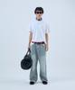 NOISE Eyelet Crop Short Sleeve T-Shirt - White