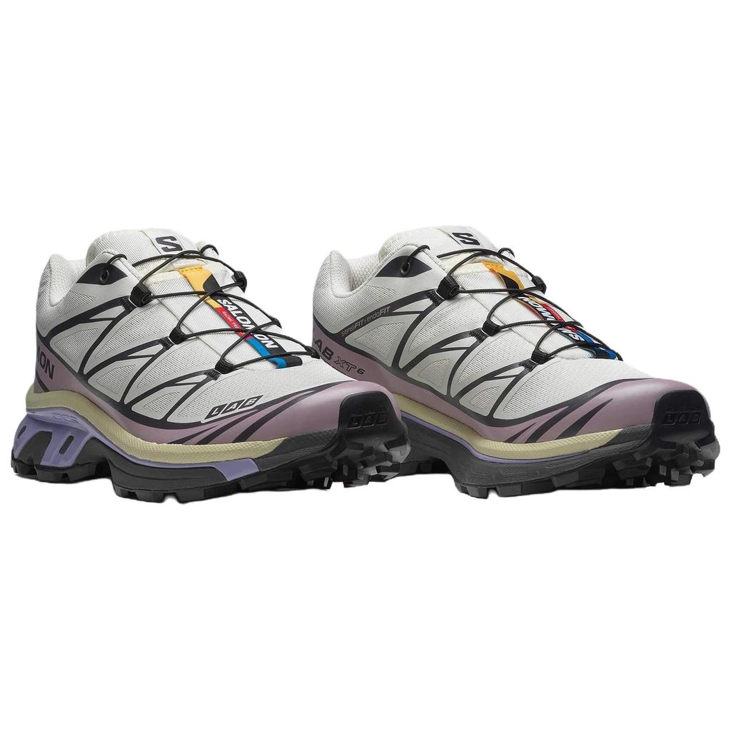 SALOMON Xt-6 Comfortable Soft Mesh Low-Top Casual Running Shoes Women Sneaker Lavender 477376