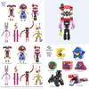 Der erstaunliche digitale Zirkus Clown Montage Bausteine DIY Plastikspielzeug Set ABS Material 200-400 Teile Exporttyp