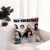 Kpop B-Babymonster Anime Cushion Cover Inches Farmhouse Decor Home Throw Pillow Covers For Couch Decorations