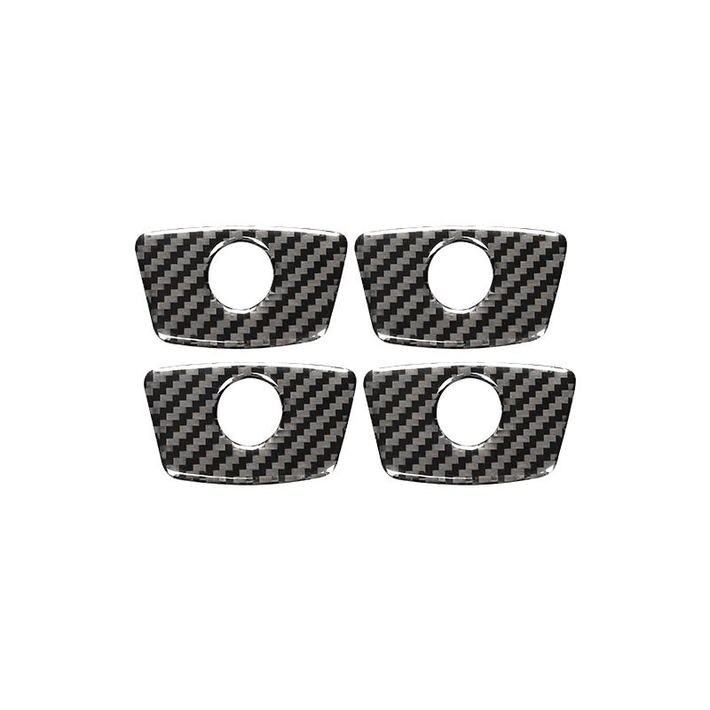 Carbon Fiber for Ford Explorer 2013-2019 Car Accessories Interior Car Door Locks Decoration Cover Trim Sticker Decal Frame