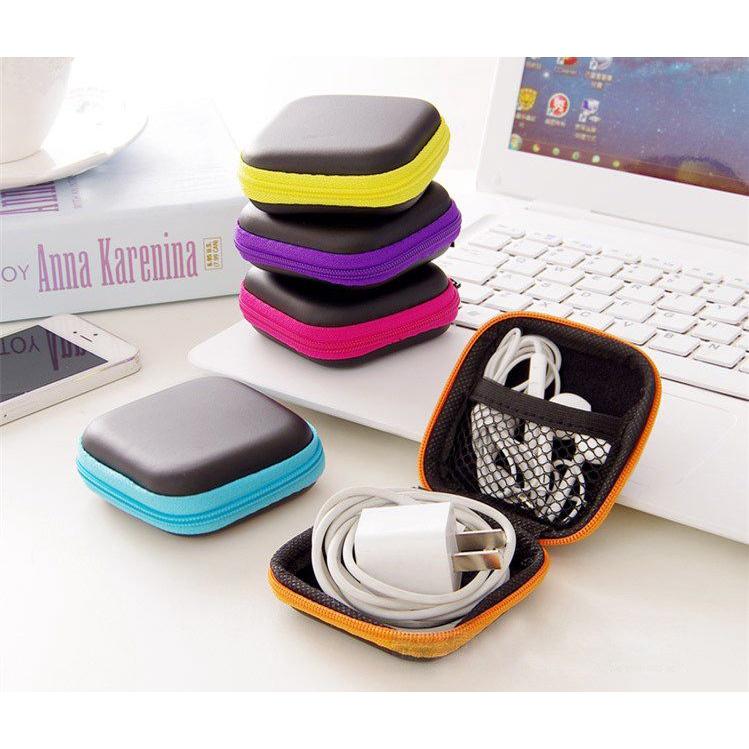 Compact And Stylish Portable Storage Box For Charger Data Cables And Accessories