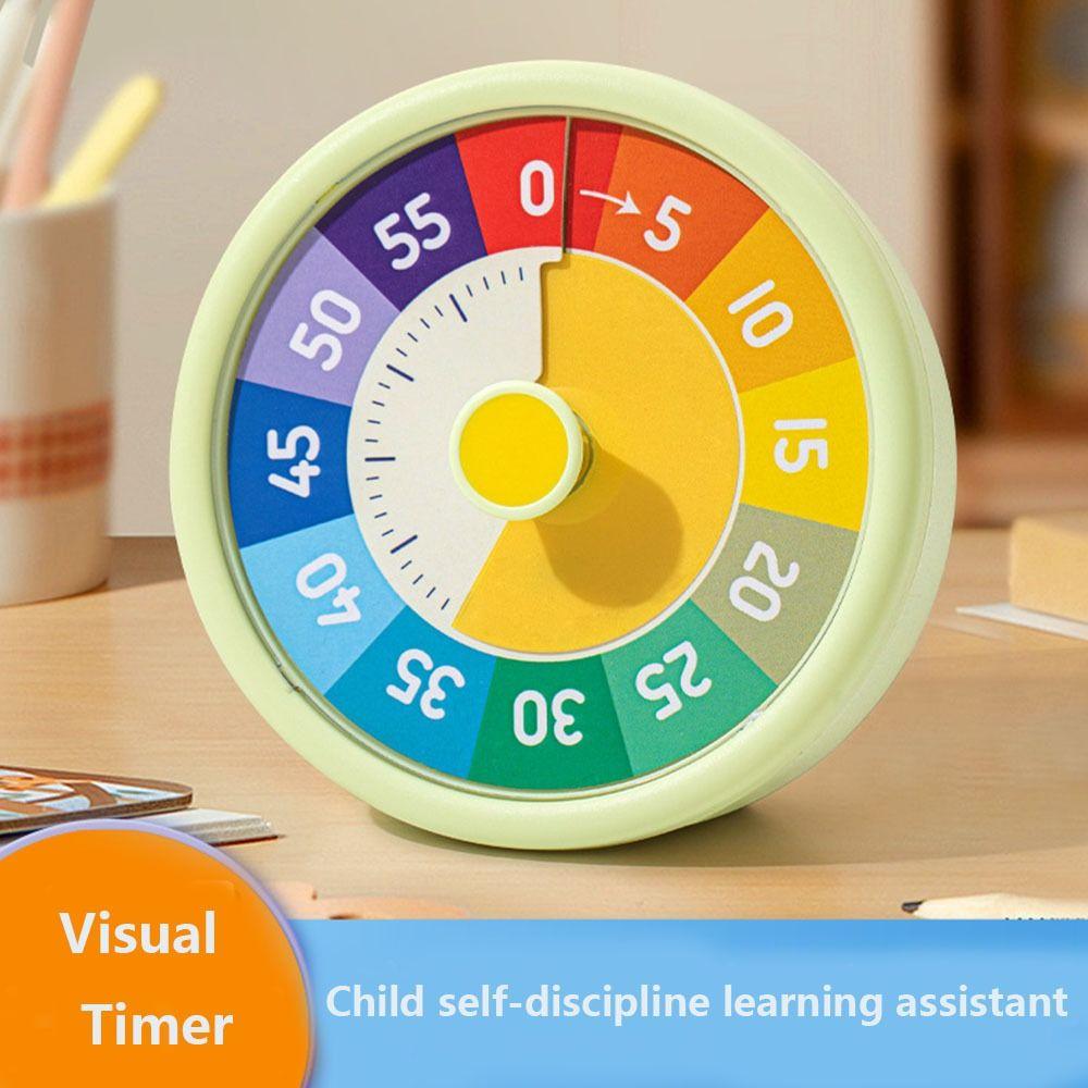 60 Minutes Countdown Timer Time Management Kitchen Timer Cartoon Visual Timer Students Learning