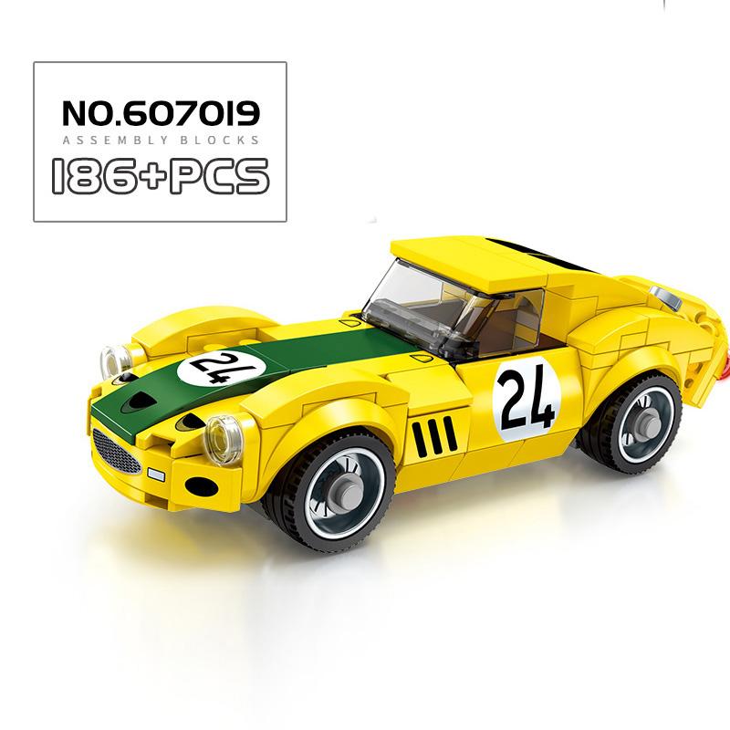 Speed City Racing Car Sports Model Building Blocks Bricks Classic Rally Sports Super Racers Great Vehicles Christmas gift Toys
