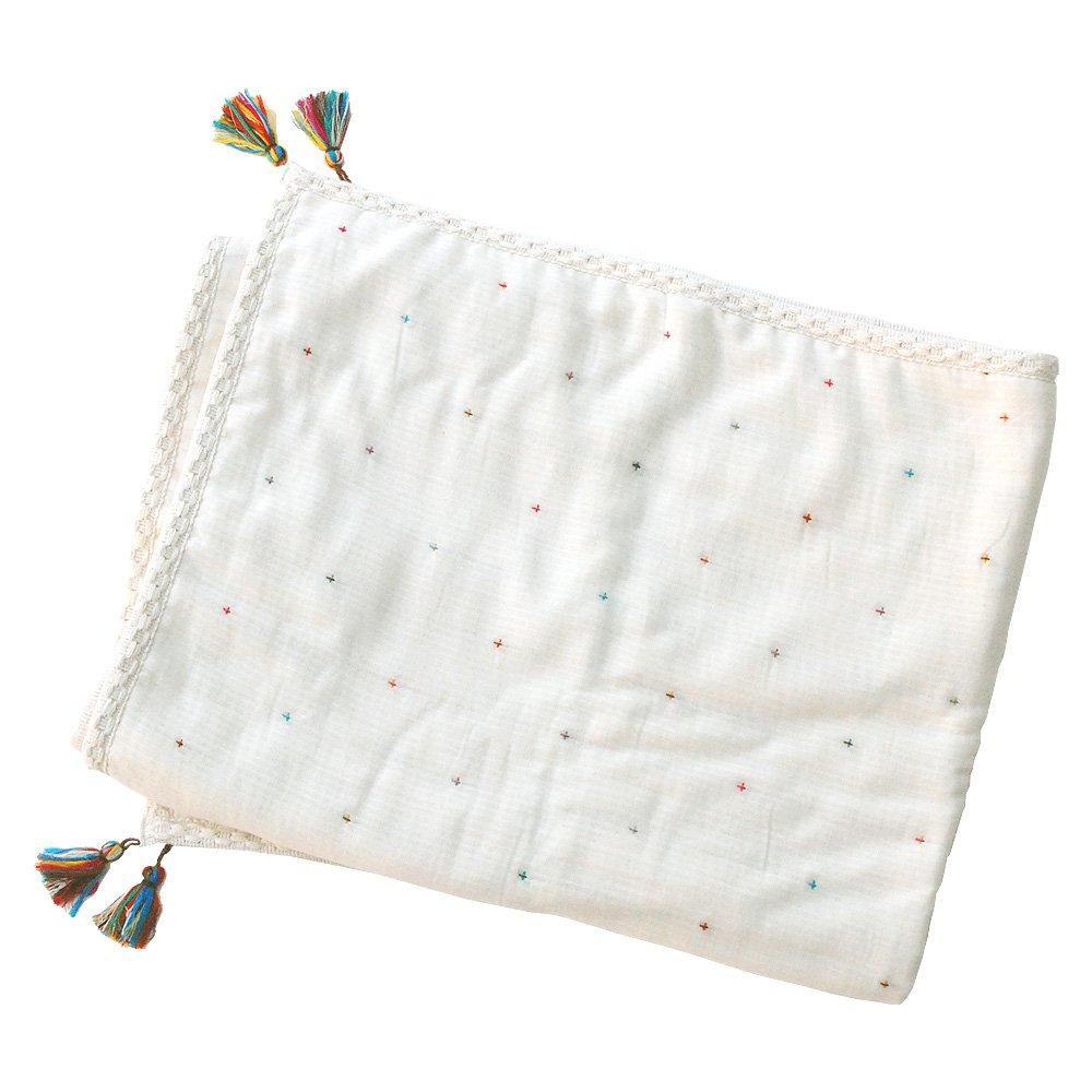 

10mois BOBO Fluffy Gauze Dot LL 140 x 200 8146 - (6-Layer Gauze) Blanket, 100% Cotton, Pattern, Size, cm,