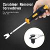 1Pc Screwdrivers Nail Puller Nail Driver Pry Tools Panel Upholstery Fastener Remover For Home Repair Workshop Hand Manual Tools