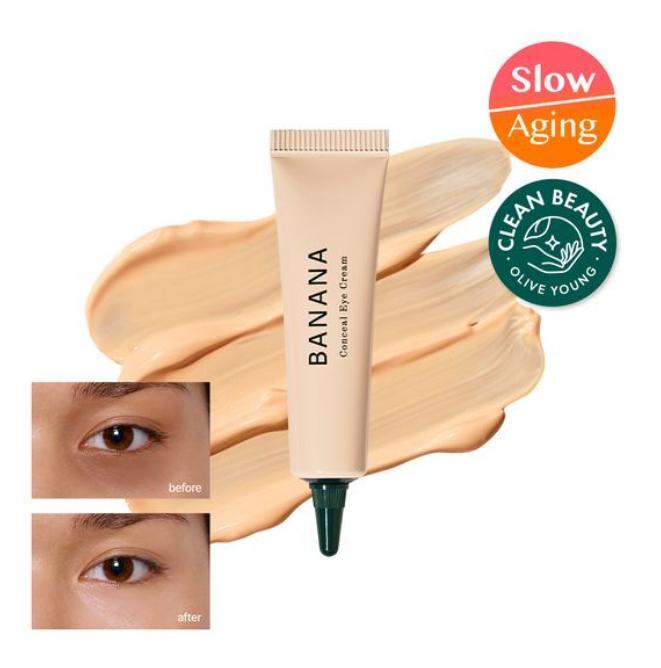 shaishaishai Banana Conceal Eye Cream – Brightening & Wrinkle Care (15g)