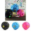 Brinquedo de Borracha Esmaltada com Squeaker e Dispensador de Petiscos Resistente à Mastigação Brinquedo Interativo para Cães Para Treinamento de Filhotes