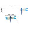 20-3Stk Libellen Hutclip Realistischer Libellenclip Insektenabweisender Libellen Hutclip Insektenabweisend Outdoor Garten Libellen Deko