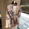 Summer High-End Women'S Medium And Long Outer Coat Retro Ethnic Style Sunscreen Shawl Yunnan Qinghai Tourism Silk Scarf Shawl