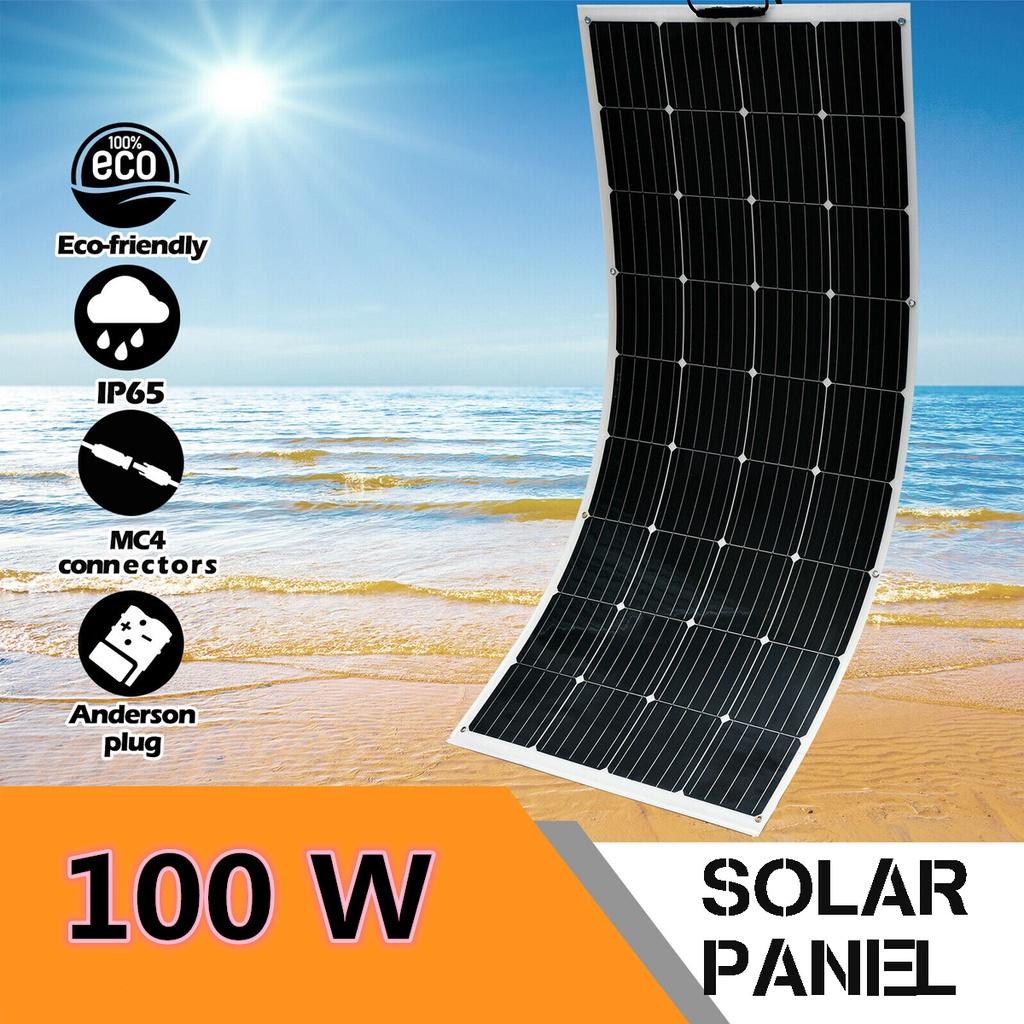 Waterproof Solar Panel 350W Flexible Solar Cell For 12V Battery Charger Monocrystalline Home Car Controller Solar System