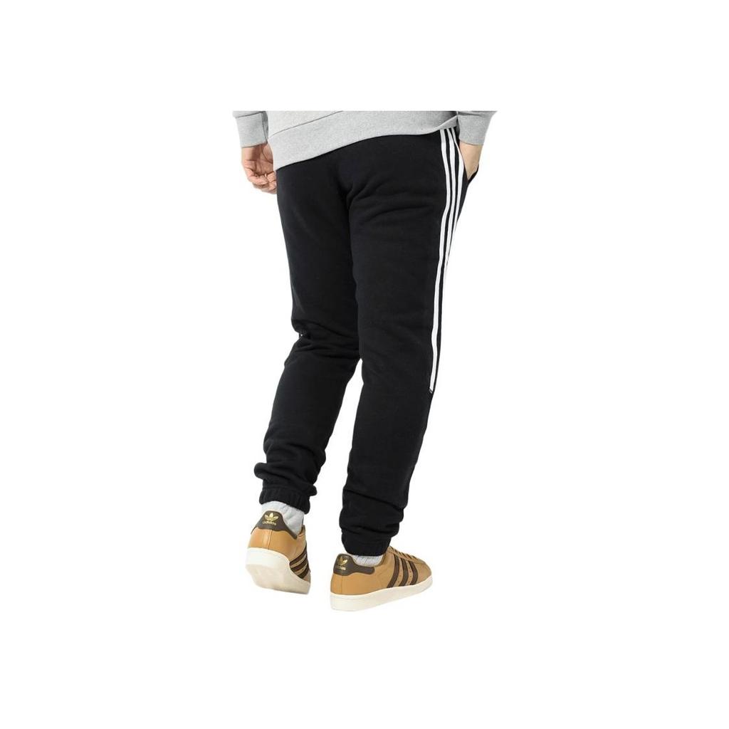 Adidas Pantaloni de trening Originals Radkin cu dungi, confortabili, retro sport, pantaloni lungi, pantaloni pentru bărbați, negri DU8137