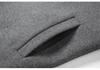 Men's Mid-Length Cashmere Woolen Coat - Winter Business Slim-Fit Windbreaker.