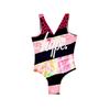 Girls Iridescent Stripes One Piece Swimsuit