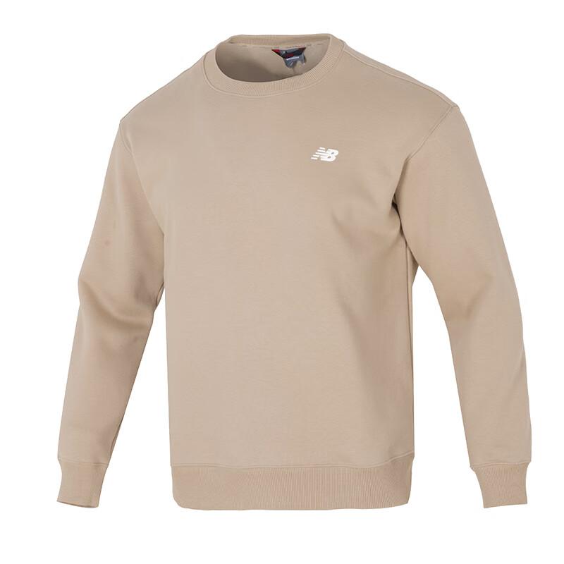 New Balance Running Fitness Training Fleece Lined Sweatshirt Men s Brown NCE41311-DB M