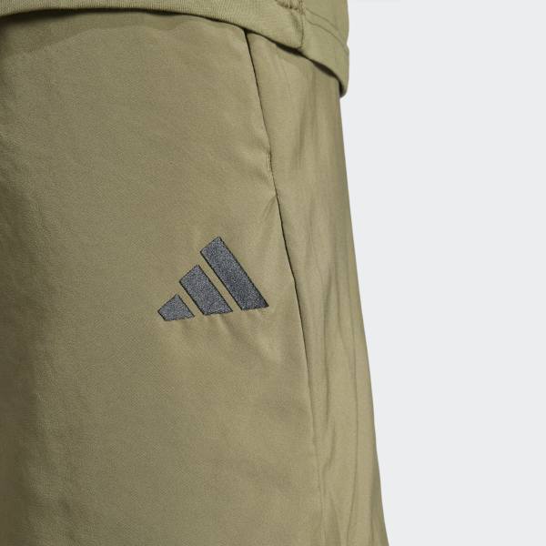 Adidas Unisex Essentials Small Logo Chelsea Shorts Daily Woven Shorts Khaki