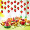 50 PCS Strawberry Cutouts for Bulletin Board Decorations, Strawberry Paper Cut-Outs for Classroom Bulletin Board Wall Decor Teacher Student Craft