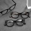 JQ1004 Tortoiseshell Retro Acetate Unisex Prescription Glasses Frame - High-End Design