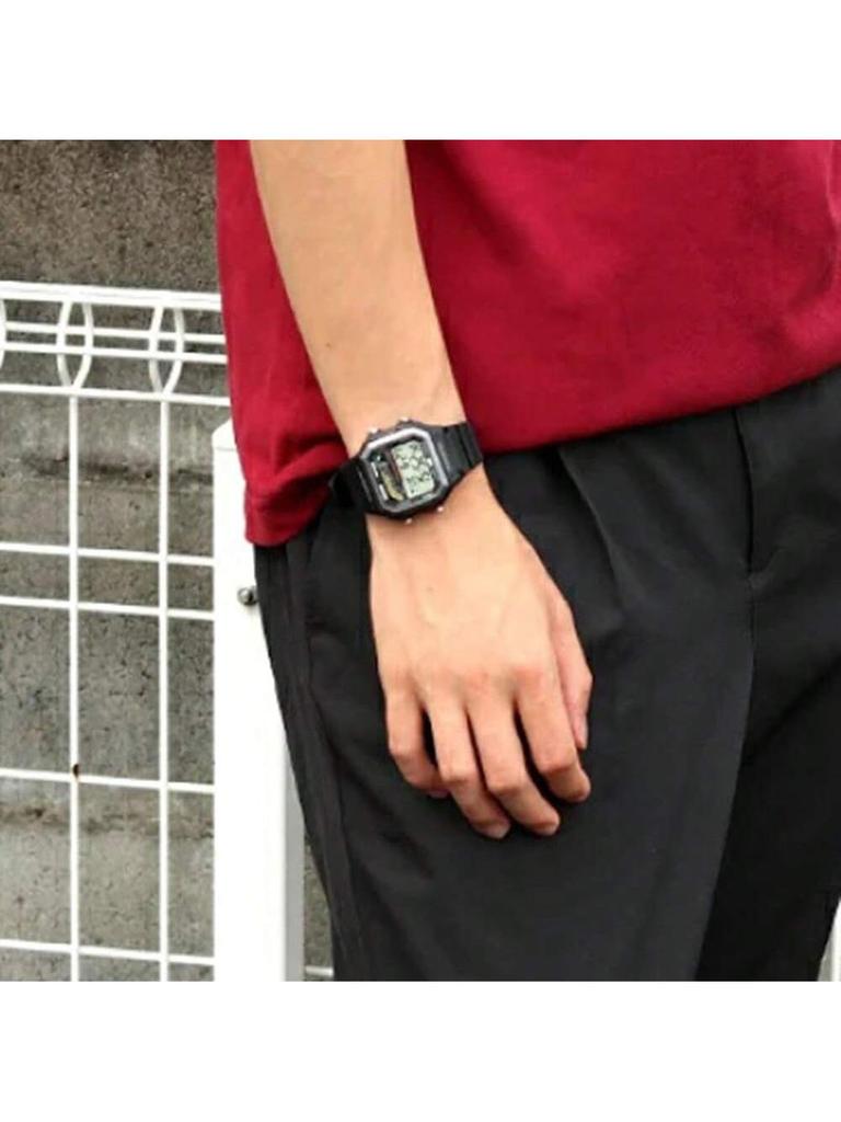 Men's Quartz Watch, Featuring Strap, Water-resistant Meters, Digital Display. Includes Functions Calendar, Stopwatch, Display, Sports,. WS-1600H