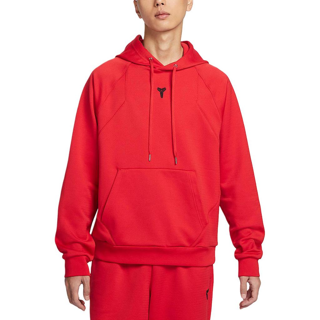 New Nike Therma FIT Sweatshirt Men's University Red/University Red/Black HJ8110-657
