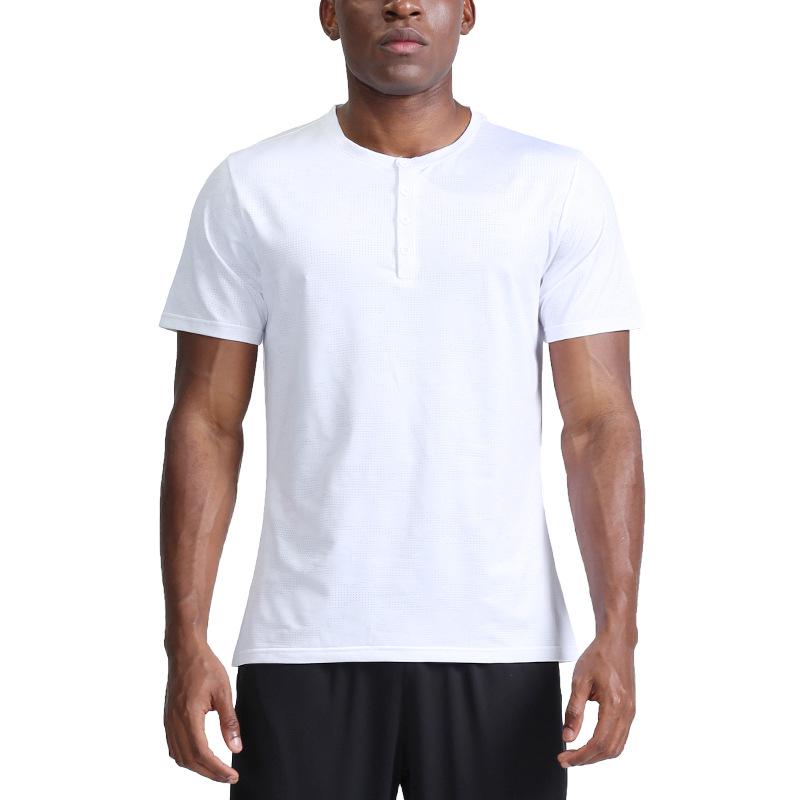 Men’s Quick-Dry Short Sleeve Sports T-shirt for Spring/Summer – Loose Fit for Outdoor Fitness and Casual Wear
