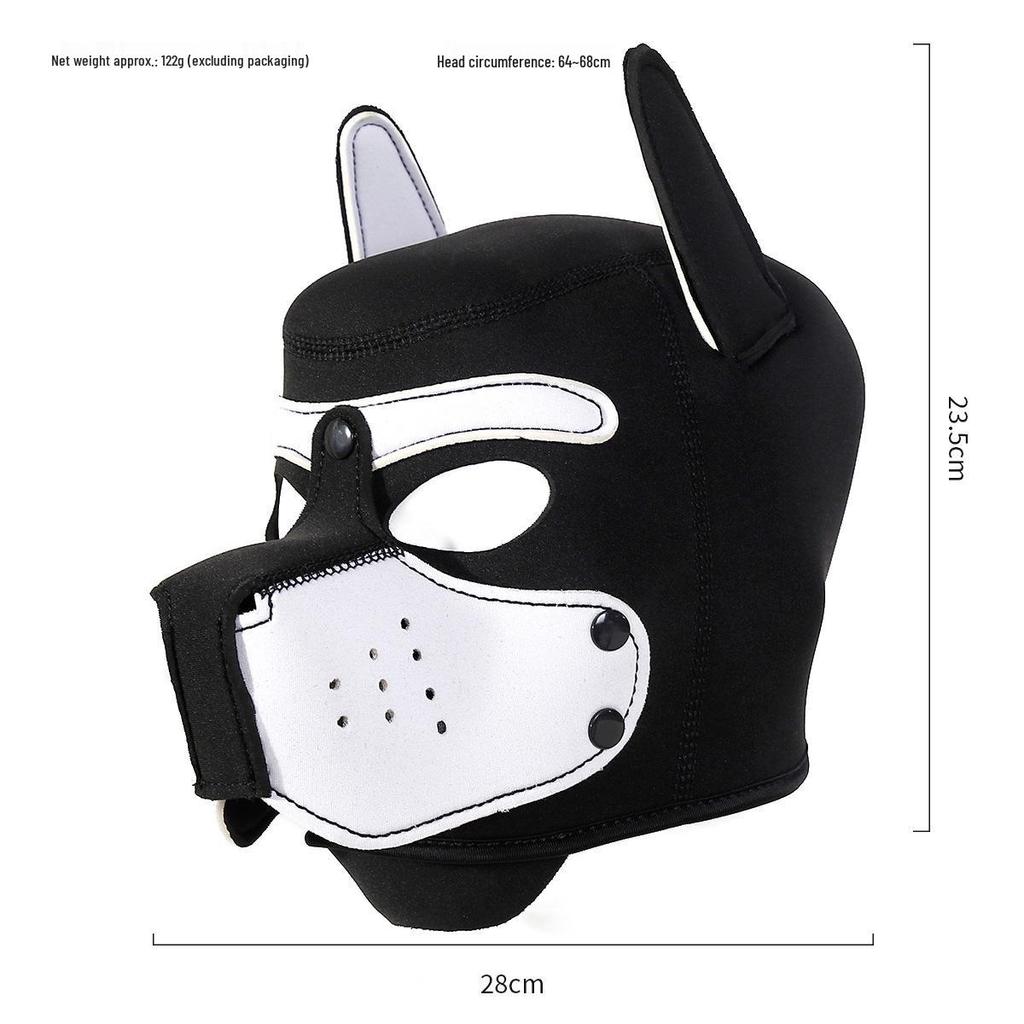 Playful Dog Mask for Adults - Role-Playing, Nightclub Parties, and Flirting Props