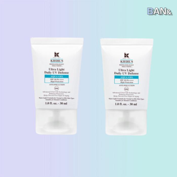 Kiehl s Ultra Light Daily UV Defense Aqua Gel Sunscreen 30ml x 2 (17503200)
