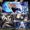 Dunkler gruseliger Anime AAngels Of Death Mauspads Groß Dicke Schreibtischunterlage Genähte Kanten Gaming-Mauspad Für PC