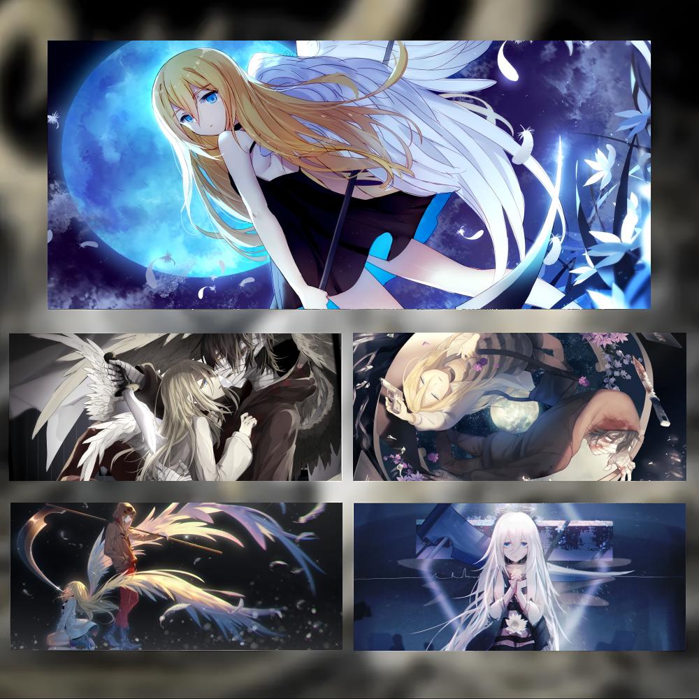 Dunkler gruseliger Anime AAngels Of Death Mauspads Groß Dicke Schreibtischunterlage Genähte Kanten Gaming-Mauspad Für PC