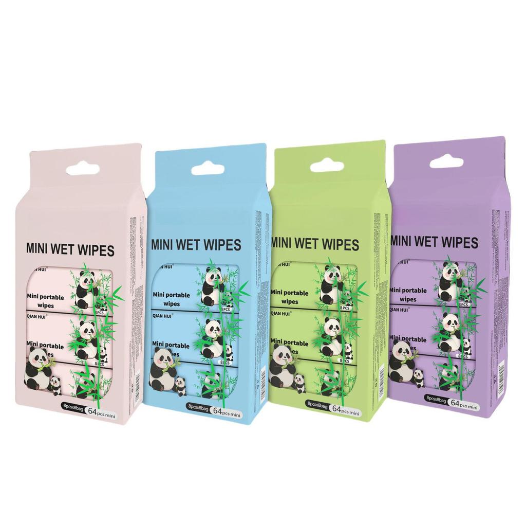 Portable Mini Baby Wipes: Disposable Hand & Mouth Cleaning for Infants & Toddlers