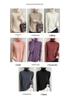 2025 Autumn/Winter High-Neck Pure Wool Ribbed Knitwear Loose Pullover Base Layer