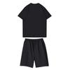 Unisex Jogging Set With Short Sleeved Shorts  Two-piece Set