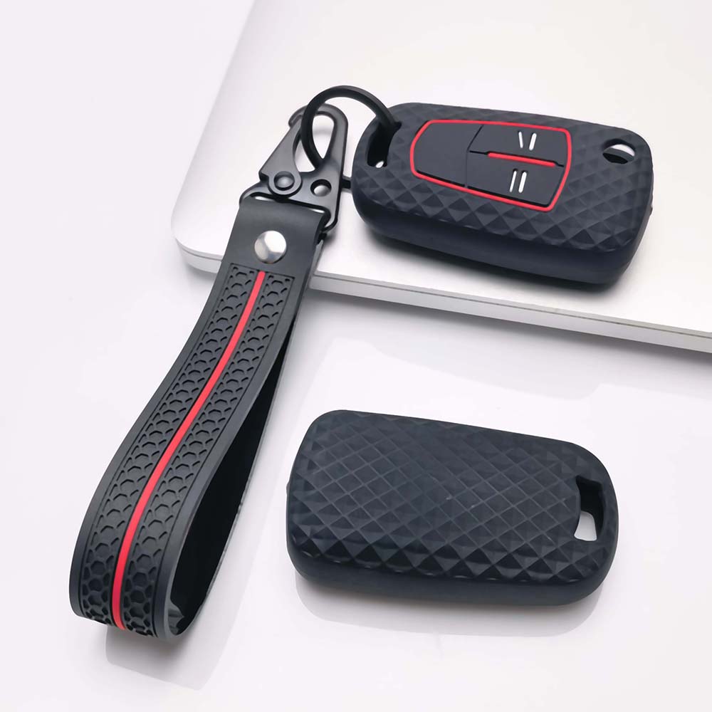 Key Cover keychain for Opel astra h corsa d vectra c zafira b zafira Anti-Scratch Guard Shockproof Protection Soft Grip Texture Responsive