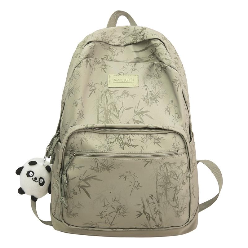Schoolbag Large-capacity Computer Travel Backpack Simple New College Student Printed Schoolbag Niche High-value Versatile Backpack