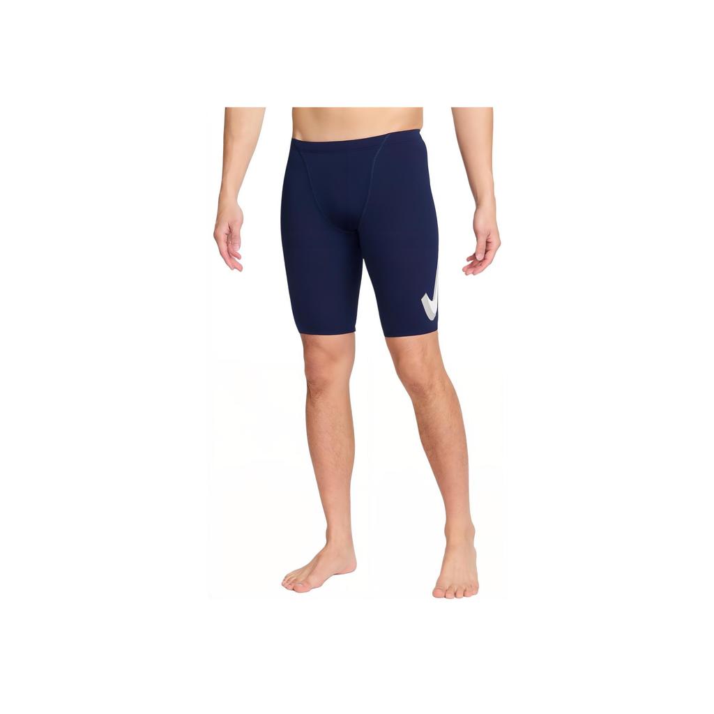 Nike Chlorine Resistant Solid Mid-Rise Slim Fit Swim Trunks Men swimwear Dark-Navy FZ6143-410
