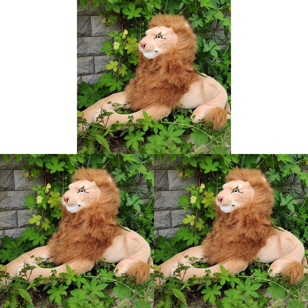 Peluche Leone Vivace Morbido Coccoloso Enorme Peluche Bambola Giungla Deliziosa Per Bambini