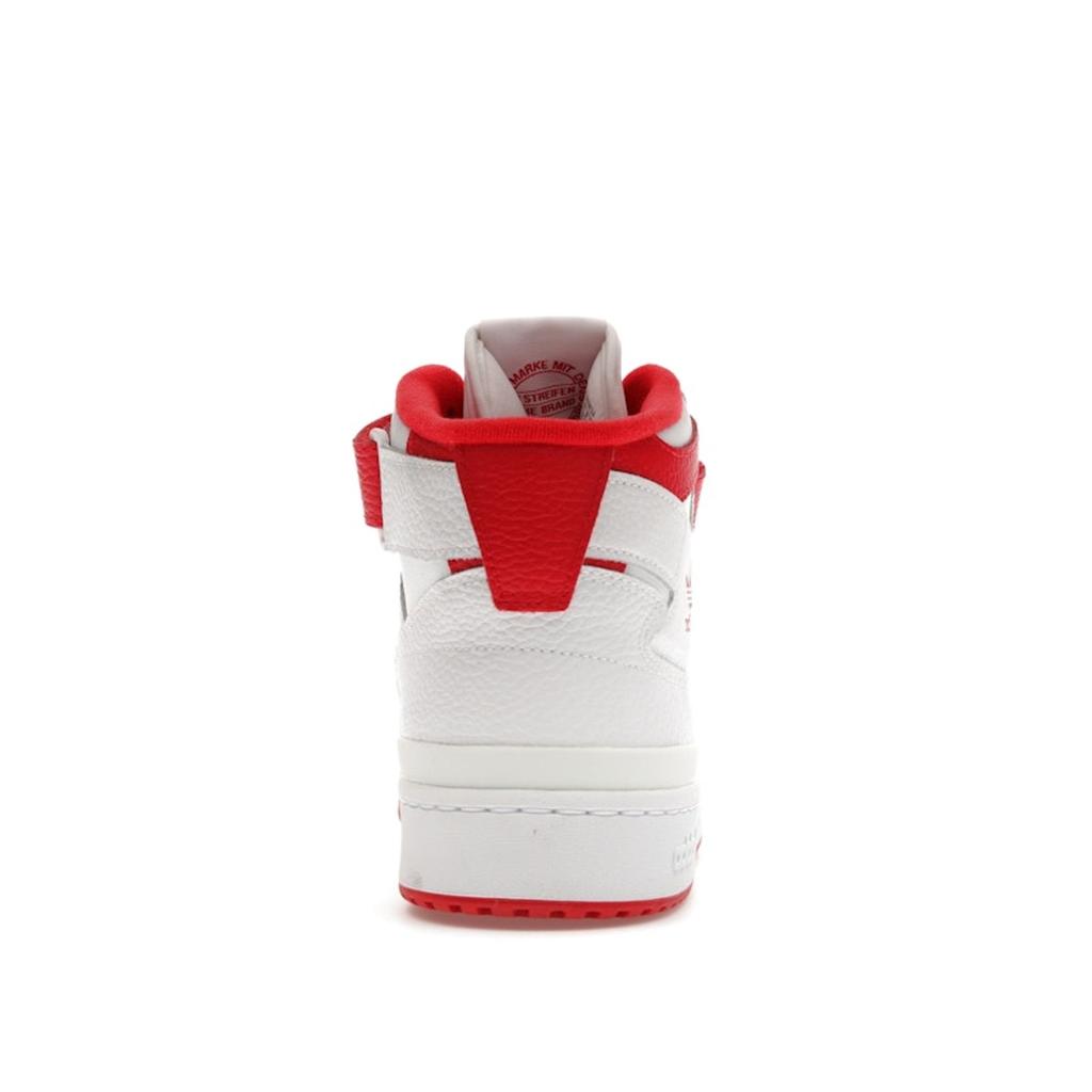 Adidas Sneaker Unisex Forum Mid Bianco Rosso Vivace Bianco Nuvola GY5819