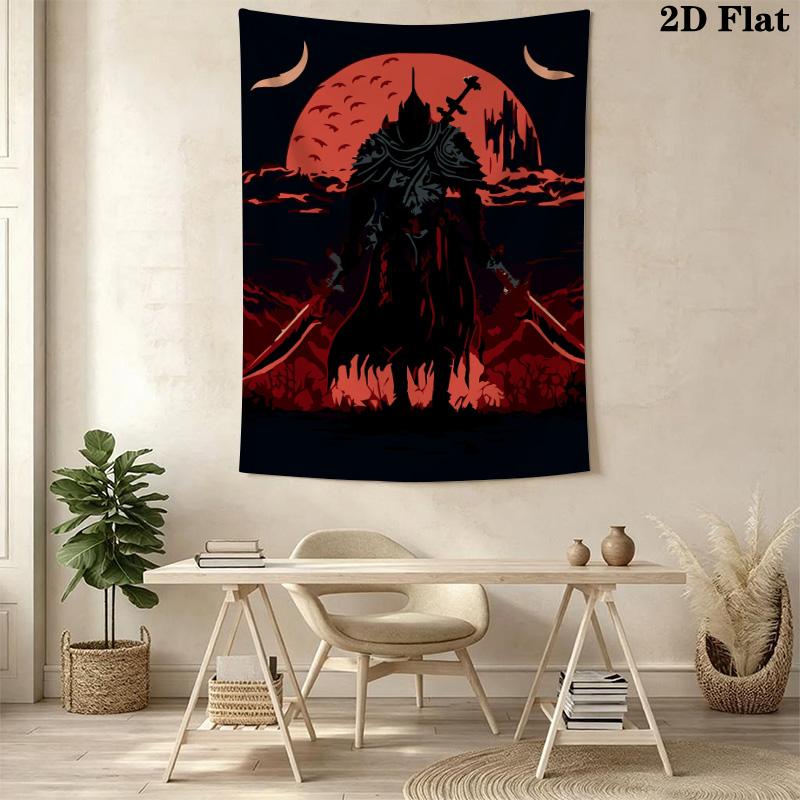 Dark Souls Pattern Home Decor Tapestry, Wall Hanging, Decorative RV Wall Cloth.SGT0917217
