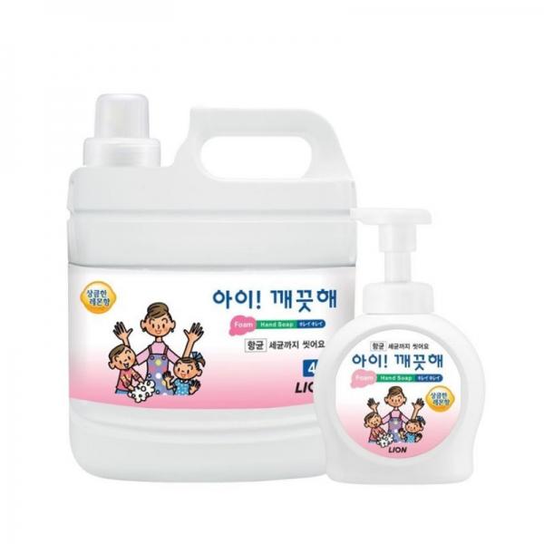 

Пенящееся мыло для рук LION 4л x 1р Корейская косметика