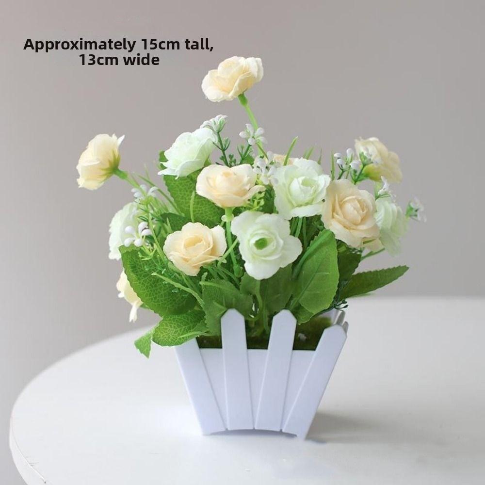 10 Styles Simulation Plant 16~22cm Home Living Room Ornaments Artificial Flowers  Home Decor