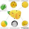 Pineapple Snuffle Pet Toy Hide Food Puzzle Plush Dog Toy Squeaky Teeth Grinding Relieve Boredom Interactive Training Toy for Dogs Pet Daily Play