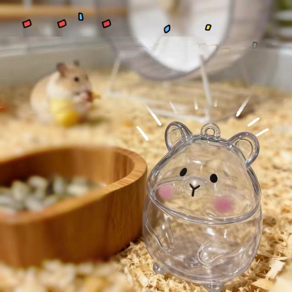 Pet Shaped Hamster Hair Storage Hair Container Pet Hair Memorial Keyring  Backpack
