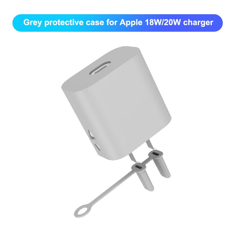 Charger Cable Protector USB To Type-C For OPPO/VIVO/Xiaomi Type-C To L Silicone Charger Cord Protector For 18/20W Charger Case
