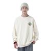Li Ning X Steven Harrington Collaboration Skateboard Series Simple Print Loose Fit Pullover Long Sleeve Sweatshirt Men Sweatshirt Off-White AWDTD09-1