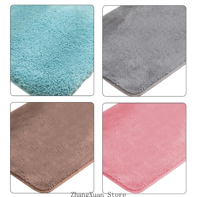 Soft Bathroom Carpet Super Absorbent Bath Mat NonSlip Floor Mat for Shower Toilet Kitchen AntiSkid &Fast Drying Design