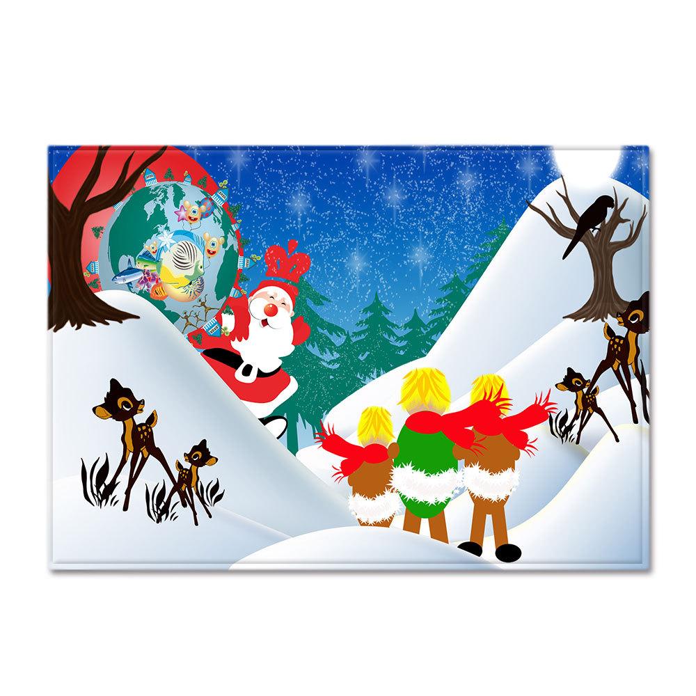 Christmas Living Room Floor Mat Bedroom Dining Room Carpet Carpet Doormat