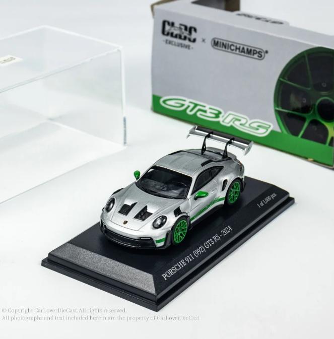 MINICHAMPS 1/64 Porsche 911 (992) GT3 RS Die-Cast Car Model Simulation Static Display Cars Collection Alloy Cars Model Boy Gift